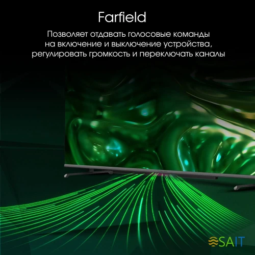 Телевизор QLED Digma Pro 65" QLED 65L Google TV Frameless черный/серебристый 4K Ultra HD 120Hz HSR DVB-T DVB-T2 DVB-C DVB-S DVB-S2 USB WiFi Smart TV