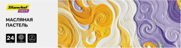 Масляная пастель Silwerhof Create кругл. 24цв. дл.70мм д.10мм картон.кор.