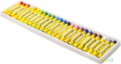 Масляная пастель Silwerhof Create кругл. 24цв. дл.70мм д.10мм картон.кор.