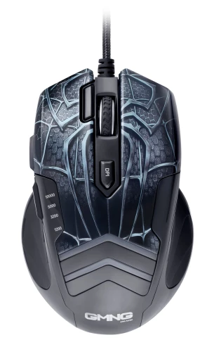 Мышь GMNG XM007 черный/серый оптическая 10000dpi USB для ноутбука 7but