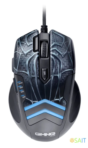 Мышь GMNG XM007 черный/серый оптическая 10000dpi USB для ноутбука 7but