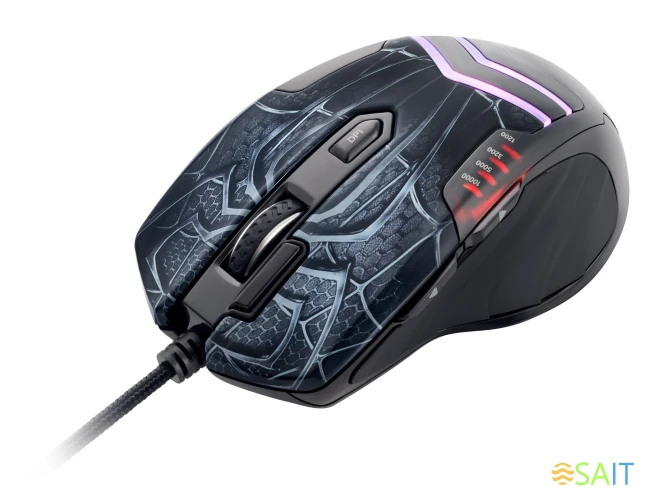 Мышь GMNG XM007 черный/серый оптическая 10000dpi USB для ноутбука 7but