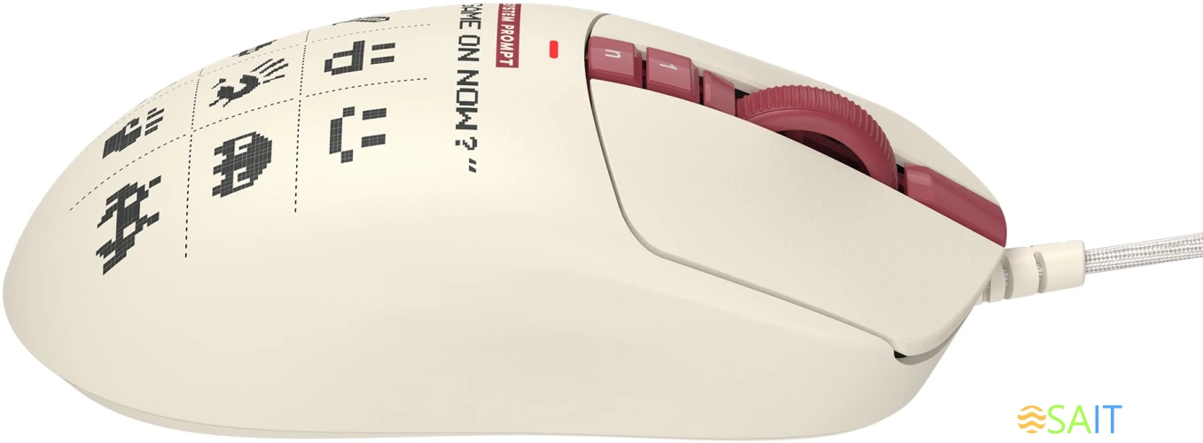 Мышь A4Tech Bloody W72 Ultra Pixels Red рисунок/бежевый/красный оптическая 20000dpi USB 6but (W72 ULTRA)