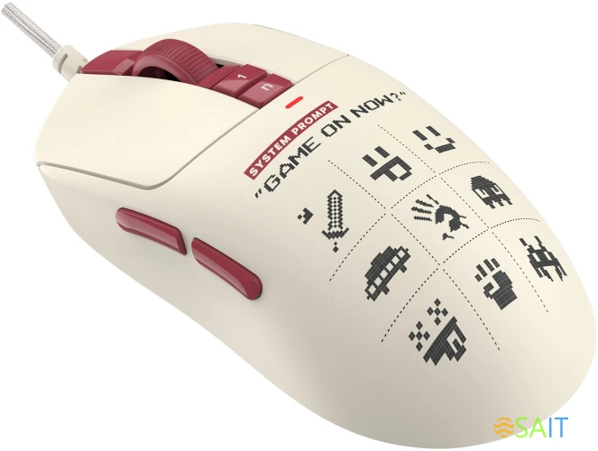 Мышь A4Tech Bloody W72 Ultra Pixels Red рисунок/бежевый/красный оптическая 20000dpi USB 6but (W72 ULTRA)