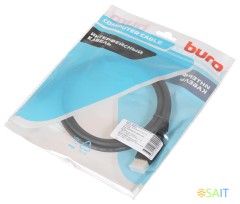 Кабель аудио-видео Buro V1.4 DisplayPort (m)/DisplayPort (m) 1.5м. черный (BHP-DPP-1.4-1.5)