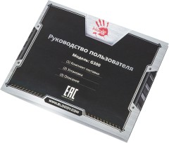 Наушники с микрофоном A4Tech Bloody G300 черный/красный 1.8м мониторные оголовье (G300 BLACK+RED)