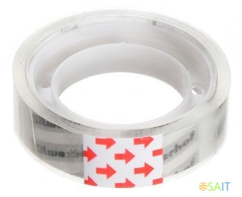 Клейкая лента канцелярская Silwerhof 481053 прозрачная шир.12мм дл.10м 35мкр полипропилен спайка