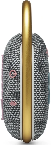 Колонка порт. JBL Clip 4 серый 5W 1.0 BT 15м 500mAh (JBLCLIP4GRY)