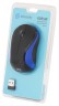Мышь Оклик 605SW черный/синий оптическая 1200dpi беспров. USB для ноутбука 3but (384109)