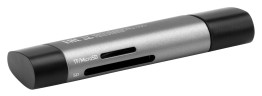 Устройство чтения карт памяти USB 2.0/Type C Digma CR-CU2520-G серый