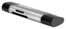 Устройство чтения карт памяти USB 2.0/Type C Digma CR-CU2520-G серый