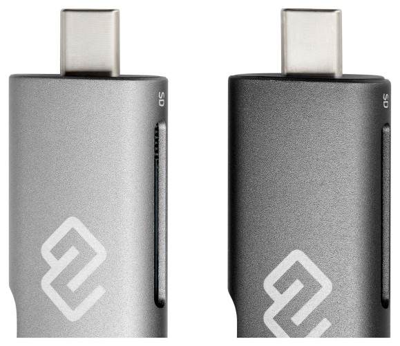Устройство чтения карт памяти USB 2.0/Type C Digma CR-CU2520-G серый