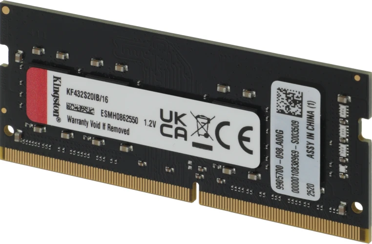 Память DDR4 16GB 3200MHz Kingston KF432S20IB/16 Fury Impact RTL PC4-25600 CL20 SO-DIMM 260-pin 1.2В single rank Ret