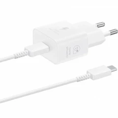 Сетевое зар./устр. Samsung EP-T2510 25W 3A (PD) USB Type-C белый (EP-T2510XWEGEU)