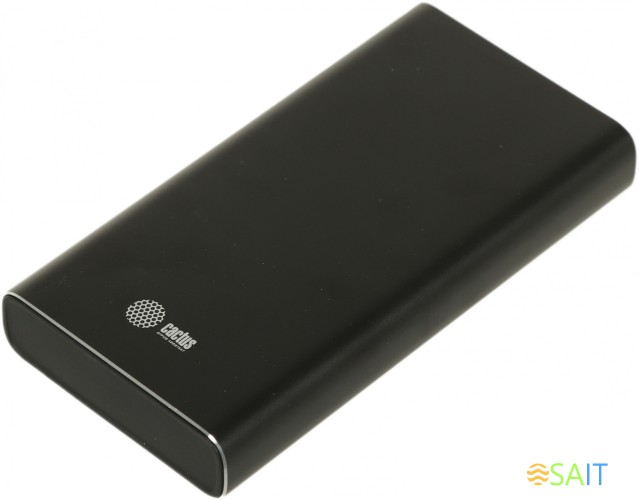 Мобильный аккумулятор Cactus CS-PBFSIT-20000 20000mAh 10.5W 2.1A 2xUSB-A черный