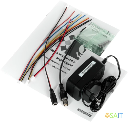 Видеодомофон HiWatch DS-D100MF белый