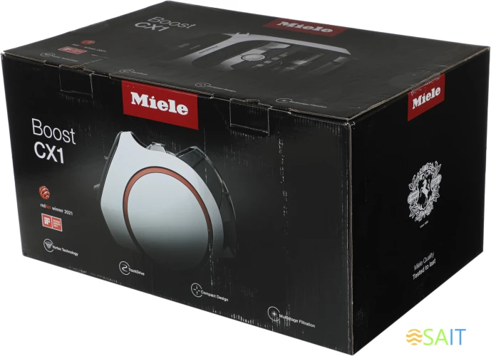 Пылесос Miele Boost CX1 PowerLine Lotus 890Вт белый