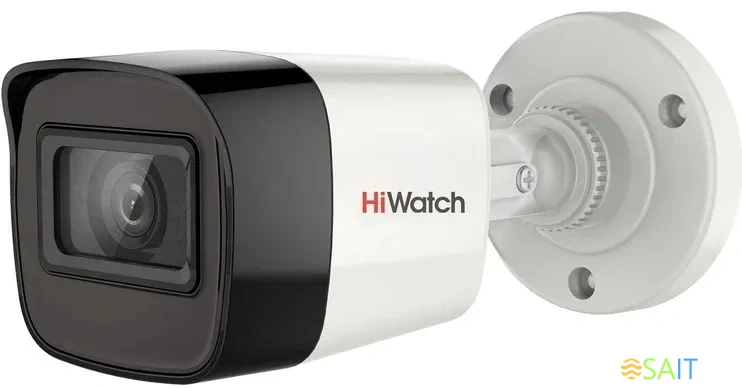 Камера видеонаблюдения аналоговая HiWatch DS-T280(B)(2.8mm) 2.8-2.8мм HD-CVI HD-TVI цв. корп.:белый