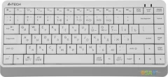 Клавиатура A4Tech Fstyler FBK11 белый/серый USB беспроводная BT/Radio slim (FBK11 WHITE)