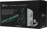 Система водяного охлаждения Formula Oasis L240 ARGB Soc-AM5/AM4/1200/2066/1700/1851 белый 4-pin 1-27.2dB Al+Cu 310W Ret (OASIS L240 ARGB WH)