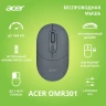 Мышь Acer OMR301 черный оптическая 1600dpi беспров. BT/Radio USB 4but (ZL.MCECC.01T)