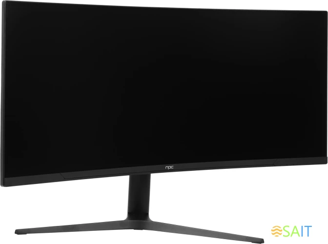 Монитор NPC 34" MP3414 черный VA LED 21:9 HDMI M/M матовая HAS Piv 3000:1 250cd 178гр/178гр 3440x1440 165Hz G-Sync FreeSync DP 2K 9кг