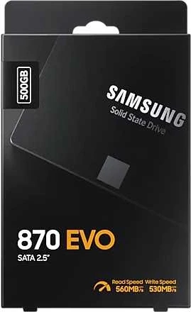 Накопитель SSD Samsung SATA-III 500GB MZ-77E500BW 870 EVO 2.5"
