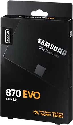 Накопитель SSD Samsung SATA-III 500GB MZ-77E500BW 870 EVO 2.5"