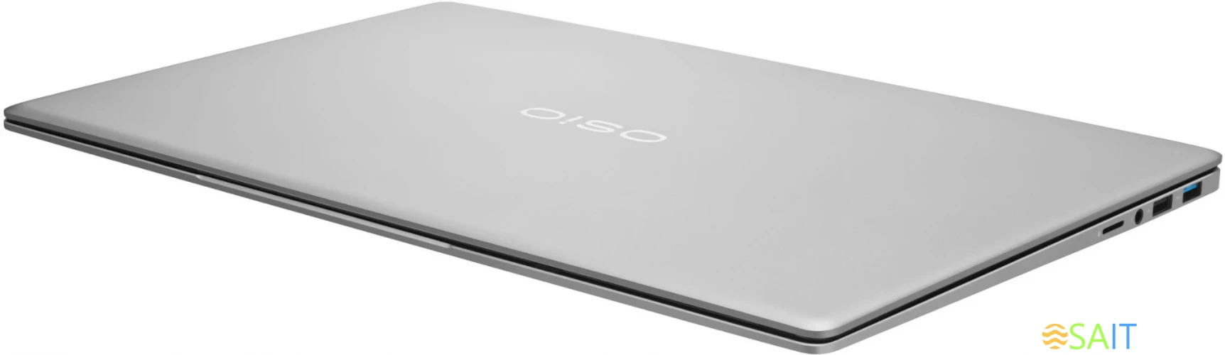 Ноутбук Osio FocusLine F160i-004 Core i3 1215U 16Gb SSD512Gb Intel UHD Graphics 16.1" IPS FHD (1920x1080) Windows 11 Home grey WiFi BT Cam 6000mAh