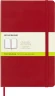 Блокнот Moleskine CLASSIC QP062R Large 130х210мм 240стр. нелинованный твердая обложка красный