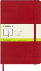 Блокнот Moleskine CLASSIC QP062R Large 130х210мм 240стр. нелинованный твердая обложка красный