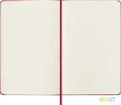 Блокнот Moleskine CLASSIC QP062R Large 130х210мм 240стр. нелинованный твердая обложка красный