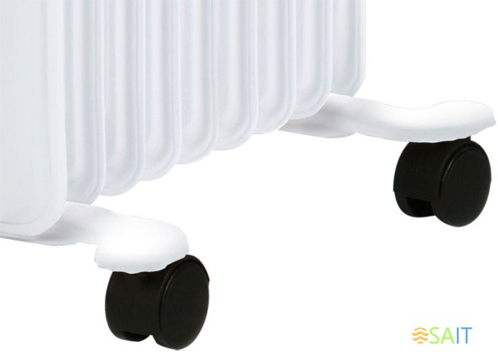 Радиатор масляный Ballu Classic BOH/CL-07WRN 1500Вт белый/черный