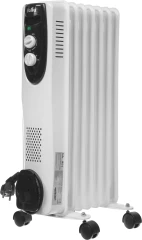 Радиатор масляный Ballu Classic BOH/CL-07WRN 1500Вт белый/черный