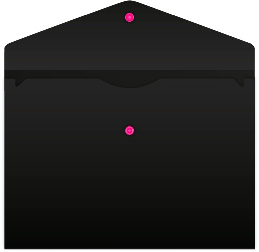 Конверт на кнопке Бюрократ Black Opal BLPK803A4/1 A4 пластик 0.18мм черный (упак.:4шт)