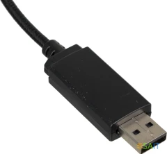 Наушники с микрофоном A4Tech Fstyler FH200U серый/синий 2м накладные USB оголовье (FH200U BLUE)