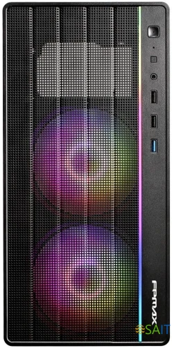 Корпус Formula Air Mesh G4 PLUS черный без БП mATX 1xUSB2.0 1xUSB3.1 audio