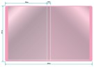 Папка с 20 прозр.вклад. Бюрократ Pastel PAST20PINK A4 пластик 0.5мм торц.карм с бум. встав розовый