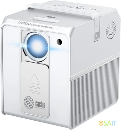 Проектор Cactus CS-PRC.04WT.Full HD-A + Экран CS-PSRM-180X180-WT LCD (1920x1080) 1000:1 ресурс лампы:50000часов 1xUSB typeA 1xHDMI 1.35кг