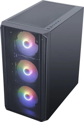 Корпус Accord 3602 черный без БП ATX 4x120mm 6x140mm 3x200mm 2xUSB3.0 audio bott PSU