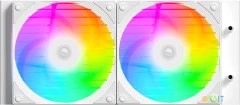 Система водяного охлаждения ID-Cooling FX240 Inf ARGB Soc-AM5/AM4/1200/1700/1851 белый 4-pin 27.2dB Al+Cu 300W Ret (FX240 INF WHITE)