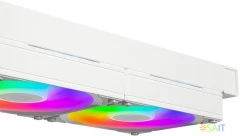 Система водяного охлаждения ID-Cooling FX240 Inf ARGB Soc-AM5/AM4/1200/1700/1851 белый 4-pin 27.2dB Al+Cu 300W Ret (FX240 INF WHITE)