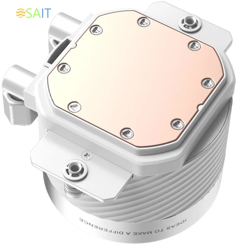 Система водяного охлаждения ID-Cooling FX240 Inf ARGB Soc-AM5/AM4/1200/1700/1851 белый 4-pin 27.2dB Al+Cu 300W Ret (FX240 INF WHITE)