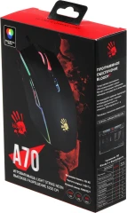 Мышь A4Tech Bloody A70 черный оптическая 6200dpi USB 8but (A70 MATTE BLACK)
