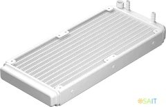 Система водяного охлаждения PcCooler DA360 WH ARGB Soc-AM5/AM4/1200/1700/1851 белый 4-pin Al 300W Ret (DA360-WHAWXX-GL)