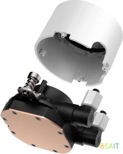 Система водяного охлаждения PcCooler DA360 WH ARGB Soc-AM5/AM4/1200/1700/1851 белый 4-pin 33.8dB Al 300W Ret (DA360-WHAWXX-GL)