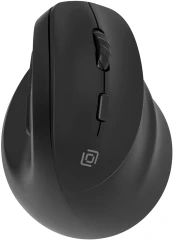 Мышь Оклик 688MW ERGO черный оптическая 2400dpi silent беспров. BT/Radio USB 6but (2070320)