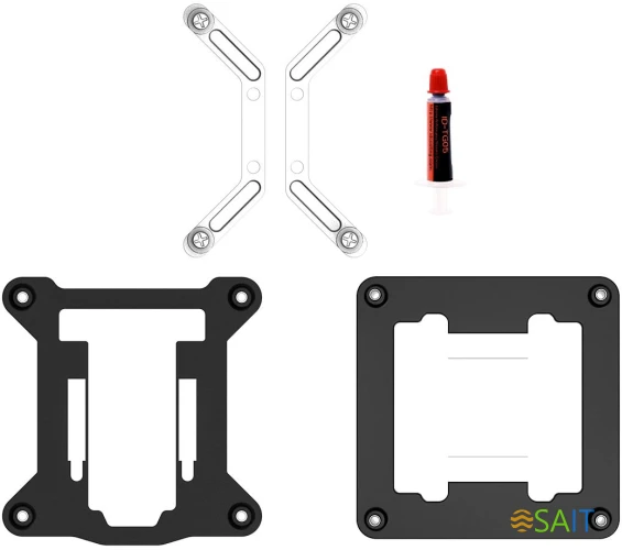 Устройство охлаждения(кулер) ID-Cooling IS-30i Soc-1200/1700/1851 черный 4-pin 17-36dB Al+Cu 100W 260gr Ret (IS-30I BLACK)