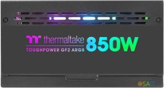 Блок питания Thermaltake ATX 850W Toughpower GF2 ARGB 80+ gold 24pin APFC 140mm fan color LED 9xSATA Cab Manag RTL