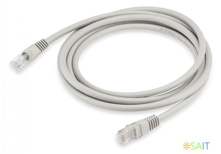 Патч-корд Buro UTP-6-2M-G UTP 4 пары cat.6 CCA molded 2м серый RJ-45 (m)-RJ-45 (m)